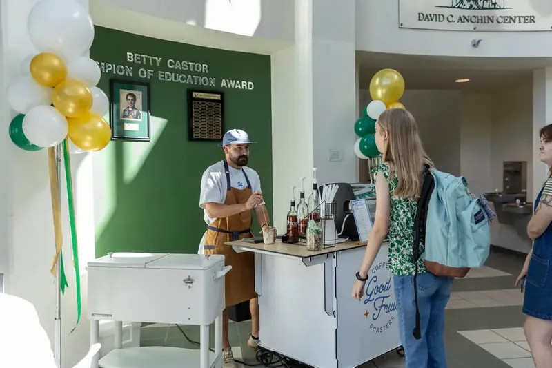 Good Fruit Coffee + Collective mobile coffee cart and team in Tampa, FL