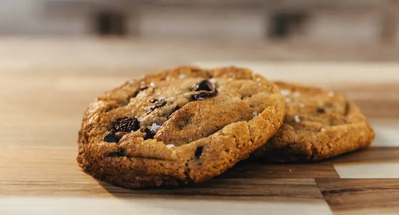Sea-salt chocolate chip cookies at the Good Fruit camper